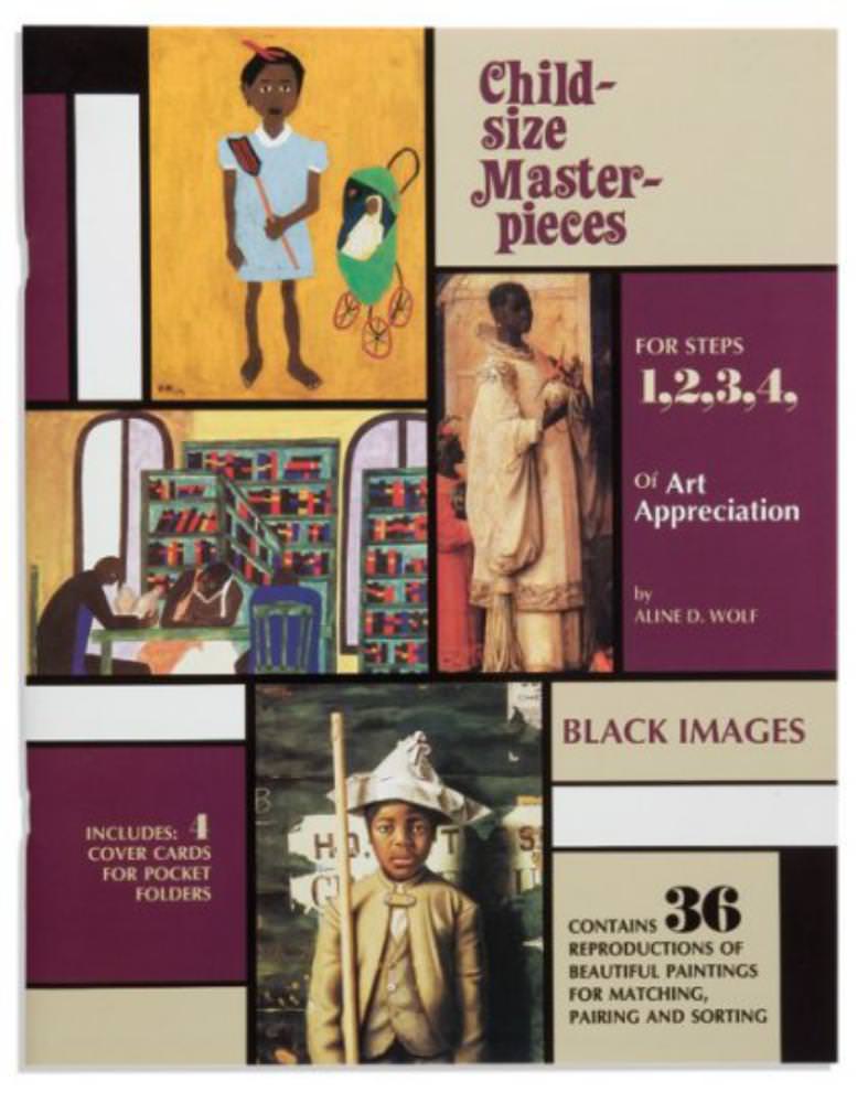 Child Size Masterpieces for Step 1;2;3;4: Black Image