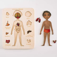 Human Internal Organs Board Puzzle — Boy