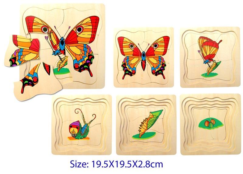Puzzle - Layers Butterfly