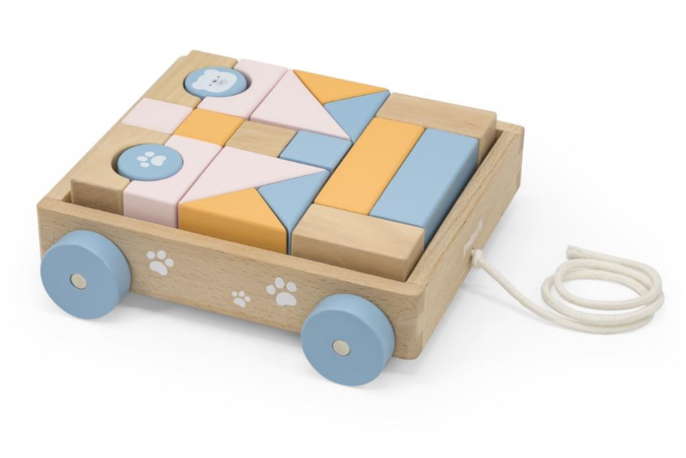 Polar Bear - Blocks Wagon