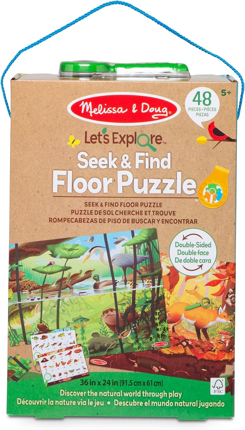 M&D Let's Explore - Double Sided Puzzle