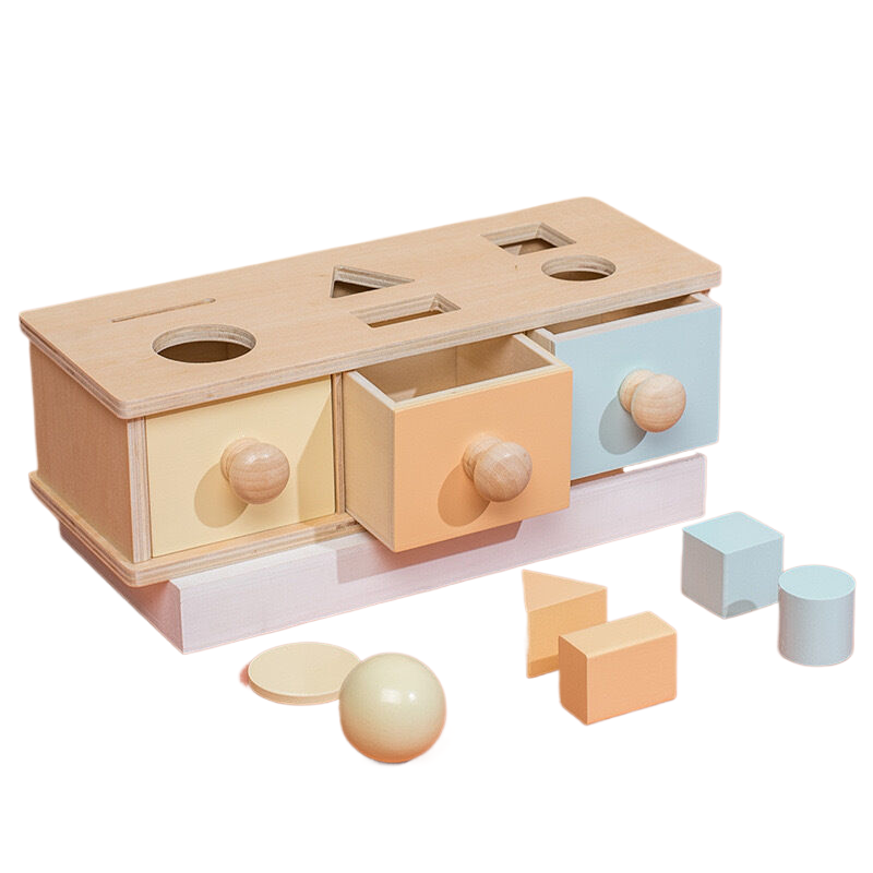 Macaron Three Color Drawer Box 28.2*11*8cm