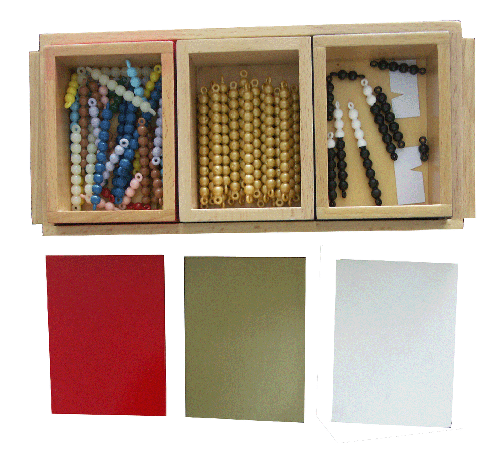 Montessori Snake Game Addition, Connected Beads (Budget)