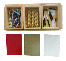 Montessori Snake Game Addition, Connected Beads (Budget)