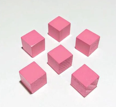 Montessori Pink Tower Smallest Cube - Set of Two